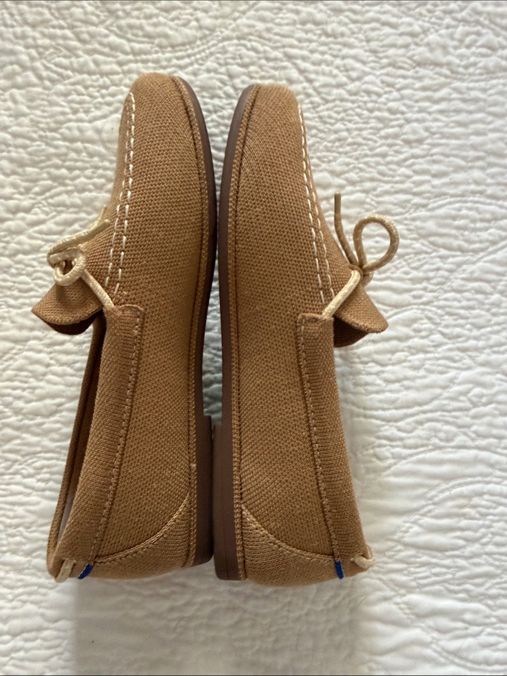 Rothy's Tan Canvas Driving Moccasins - Picture 7 of 8